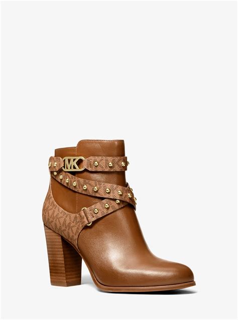 kincaid flat bootie michael kors|Kincaid Leather Ankle Boot .